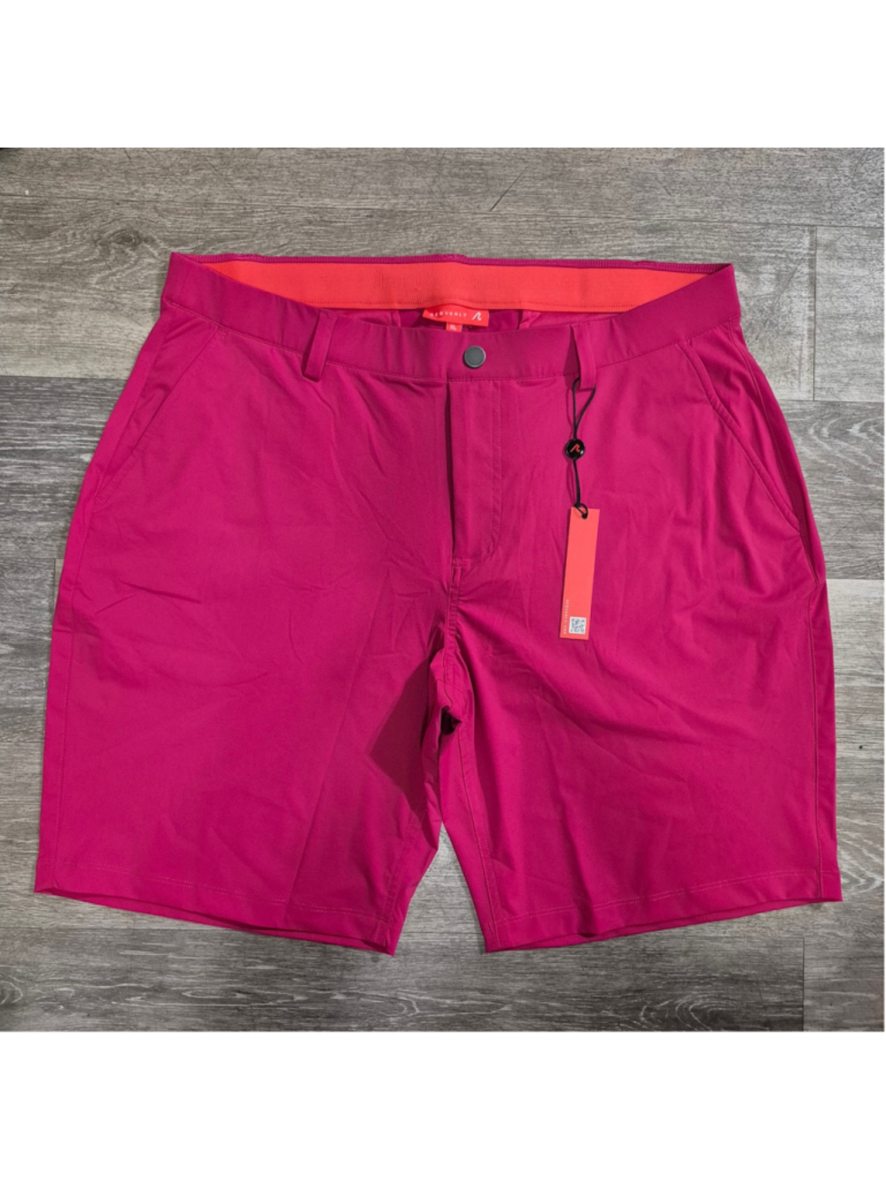 Men's Redvanly Hanover golf Shorts XL Pink 9"